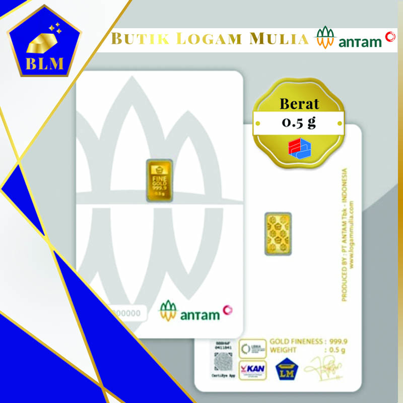 Logam Mulia Antam 0,5 gram