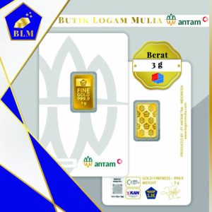 Logam Mulia Antam 3 gram