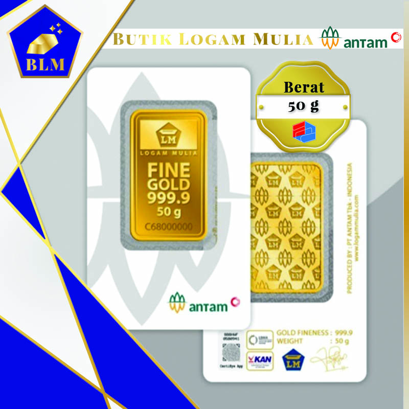 Logam Mulia Antam 50 gram